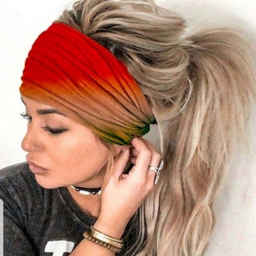 NWT GRADIENT OMBRE HEADSCARF BAND